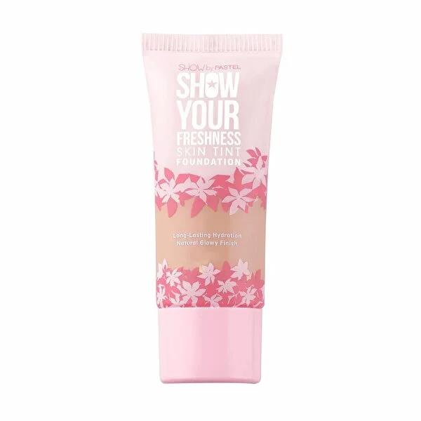 Show By Pastel Freshness Skin Tint Foundation - Natural, Lightweight, Vegan Makeup for Hydrated Skin - 6 Shades