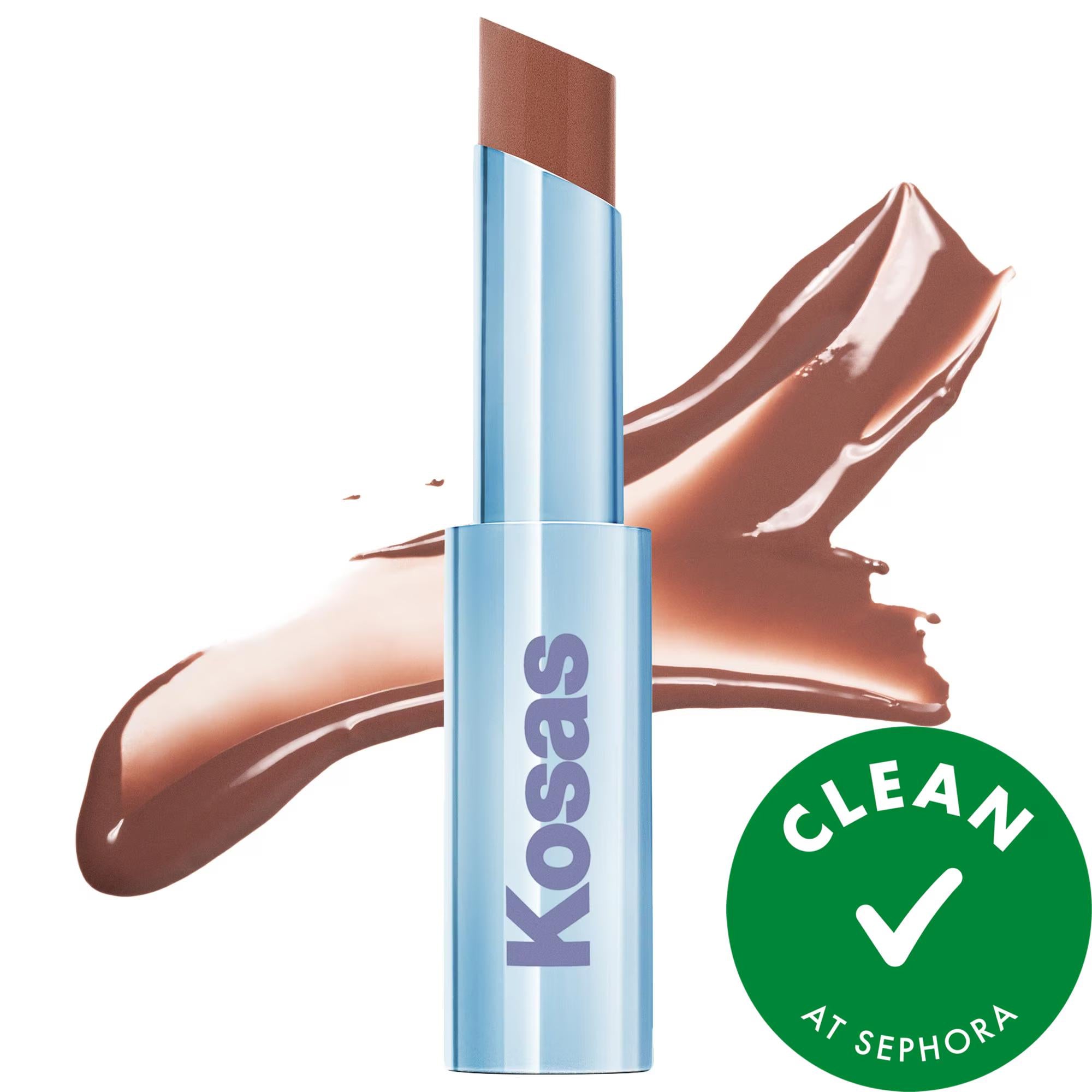 Wet Stick: Moisturizing Sheer Lipstick with Ceramides - Hydrating Lip Balm, Vegan & Cruelty-Free - Natural Lip Color & Plumping