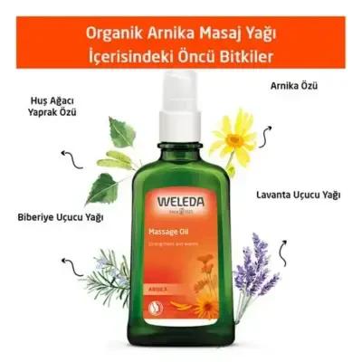 Weleda Arnica Massage Oil - Natural Relief for Muscle Soreness & Tension - 3.38 fl oz