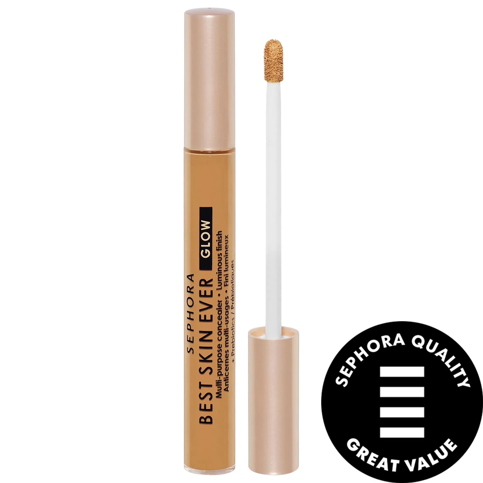 Sephora Collection Best Skin Ever Multi-Use Hydrating Glow Concealer - Long-Lasting, Non-Comedogenic Makeup with Plant-Based Prebiotics