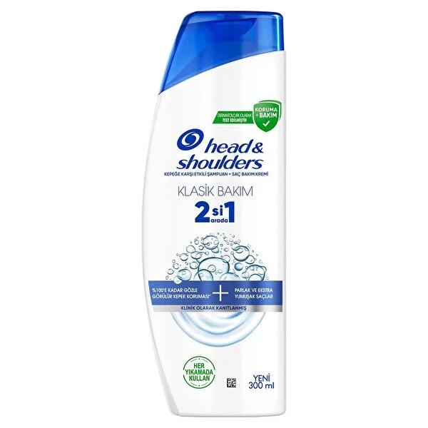 Head & Shoulders Classic Clean 2-in-1 Anti-Dandruff Shampoo: Eliminate Dandruff & Itchy Scalp, Dermatologically Tested, Flake-Free Hair