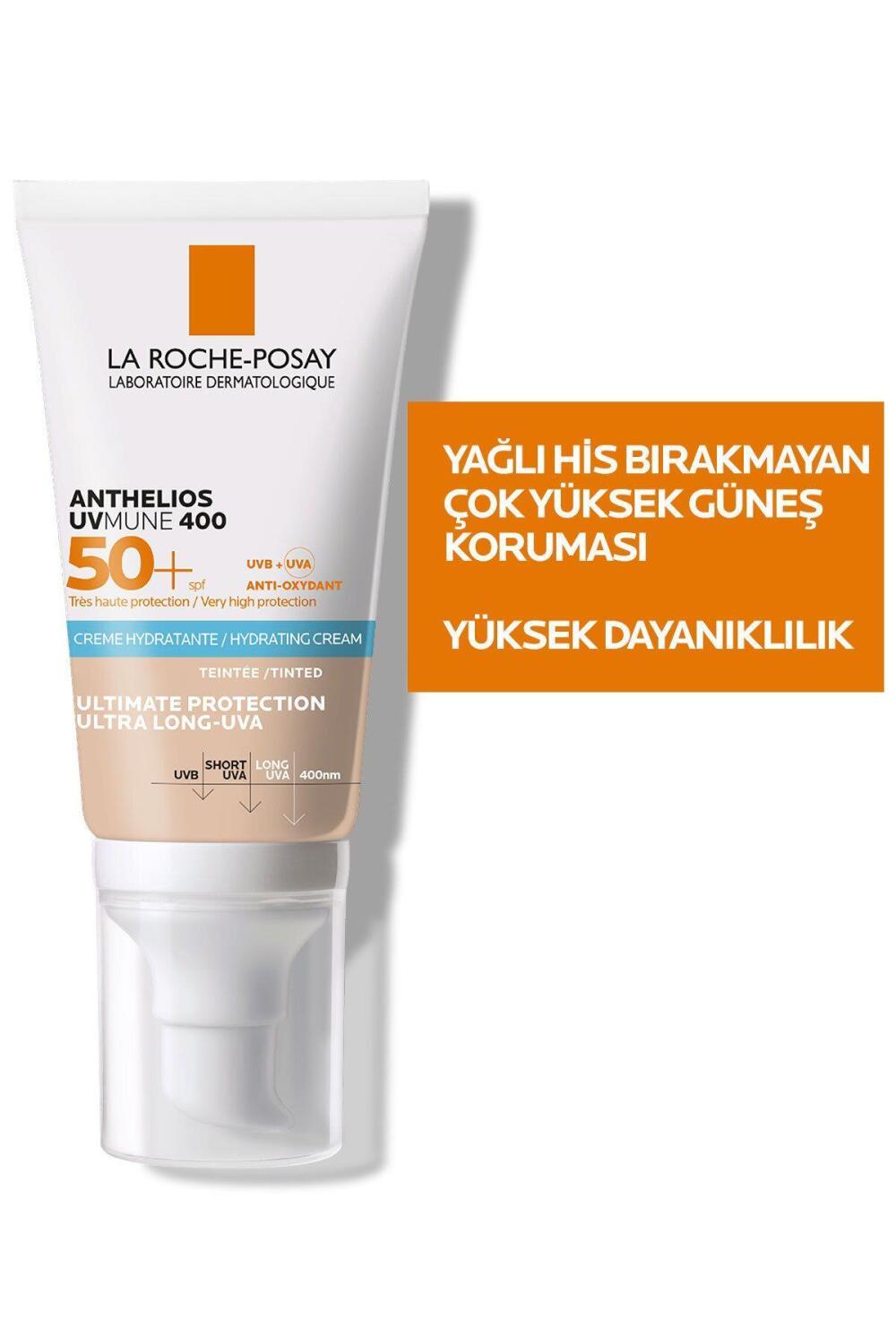 La Roche-Posay Anthelios UVmune 400 Tinted Sunscreen SPF 50+ - Hydrating, Sensitive Skin Friendly