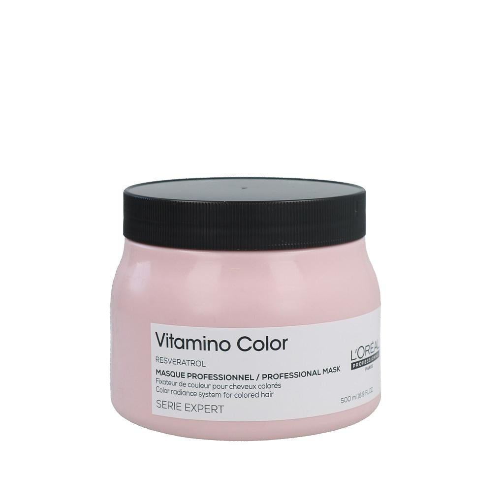 Loreal Professionnel Paris Vitamino Color Hair Care Mask - 16.91 fl oz, Color Protecting & Nourishing Treatment for Vibrant Hair