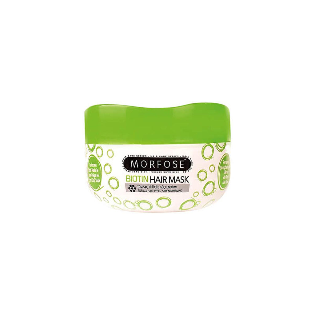Morfose Biotin Hair Mask: Nourishing Treatment for Hair Growth, Volume & Damage Repair - 250ml / 8.45 fl oz