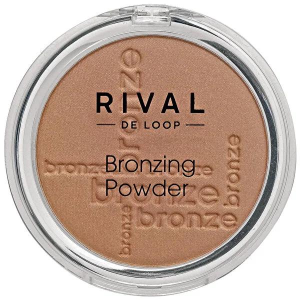 Rival de Loop Bronzing Powder No: 2 Golden Sunset - Nourishing Makeup for a Sun-Kissed Glow