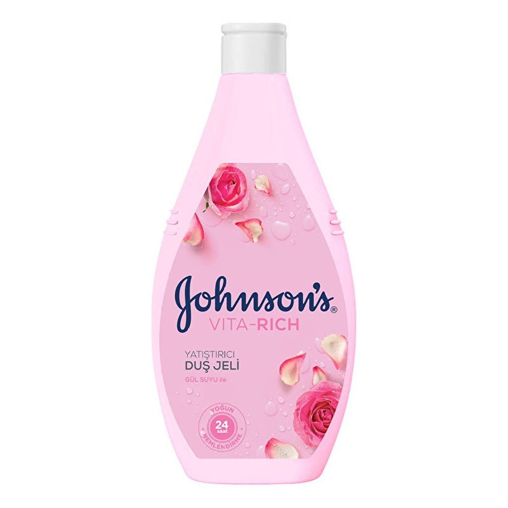 Johnson's Vita-Rich Rose Shower Gel - Moisturizing & Soothing 13.53 fl oz