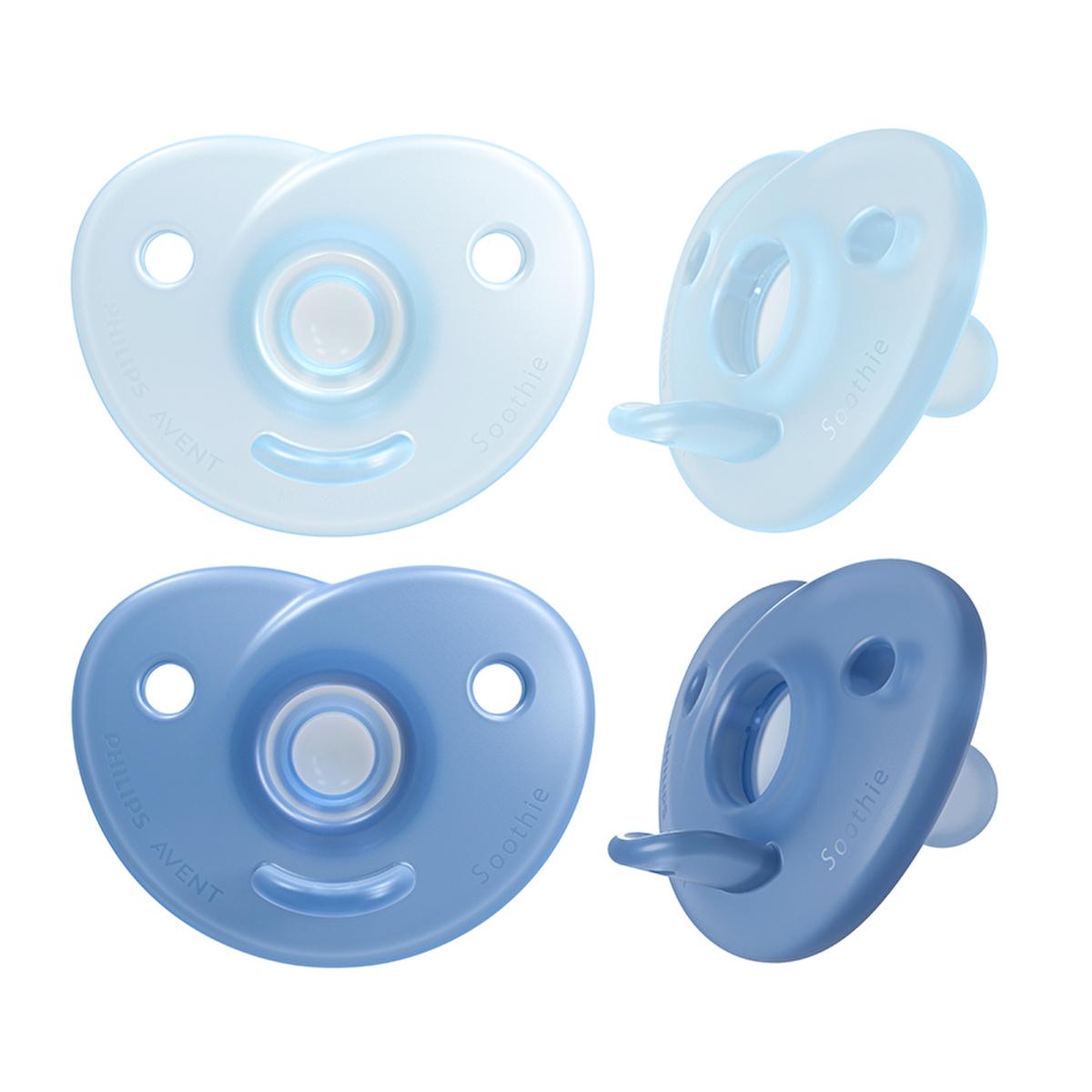 Philips Avent Soothie Pacifier for Newborns & Infants (0-6 Months) - Easy Clean, BPA-Free Silicone Design