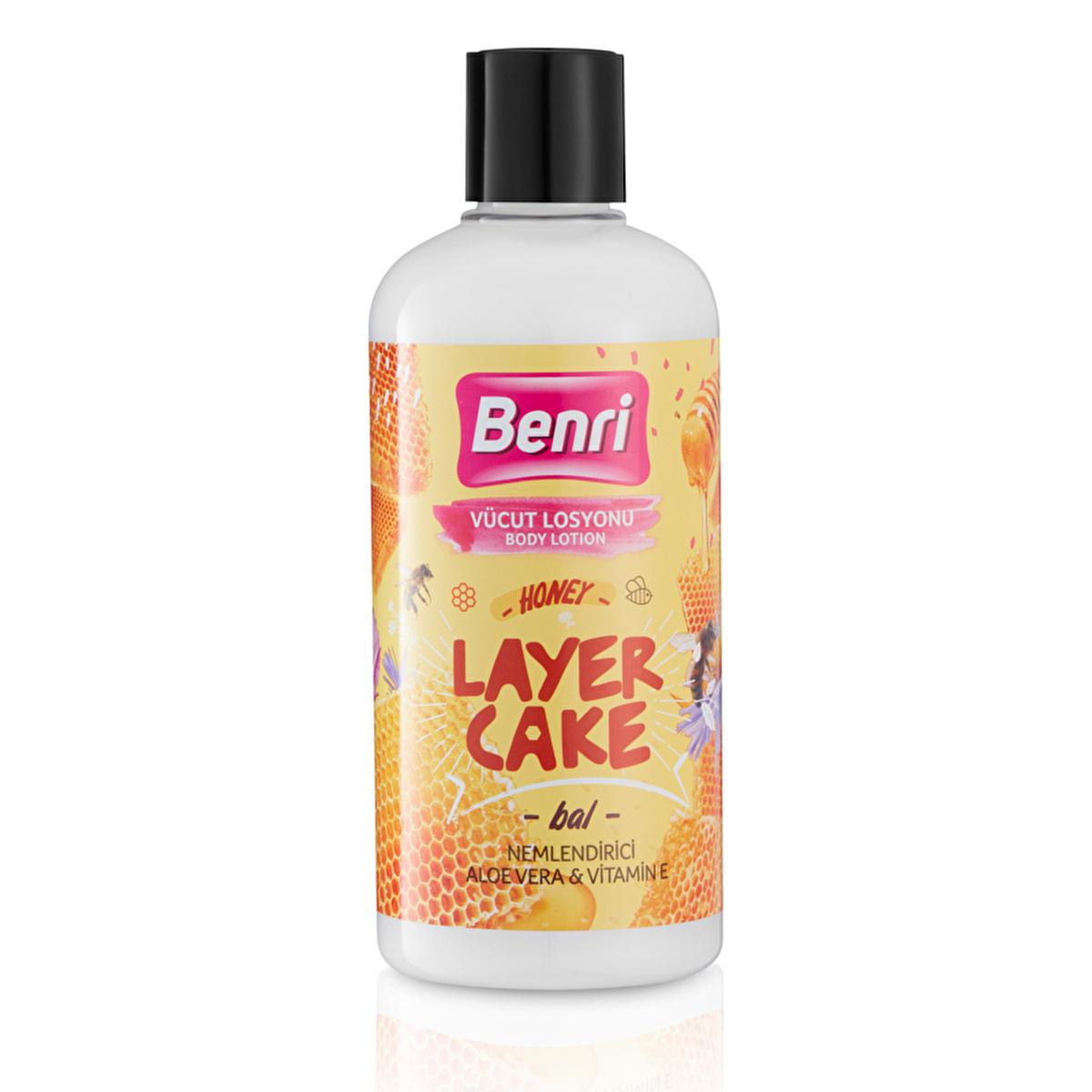 Benri Body Lotion 500ml - Moisturizing Honey & Aloe Vera Lotion for Dry Skin