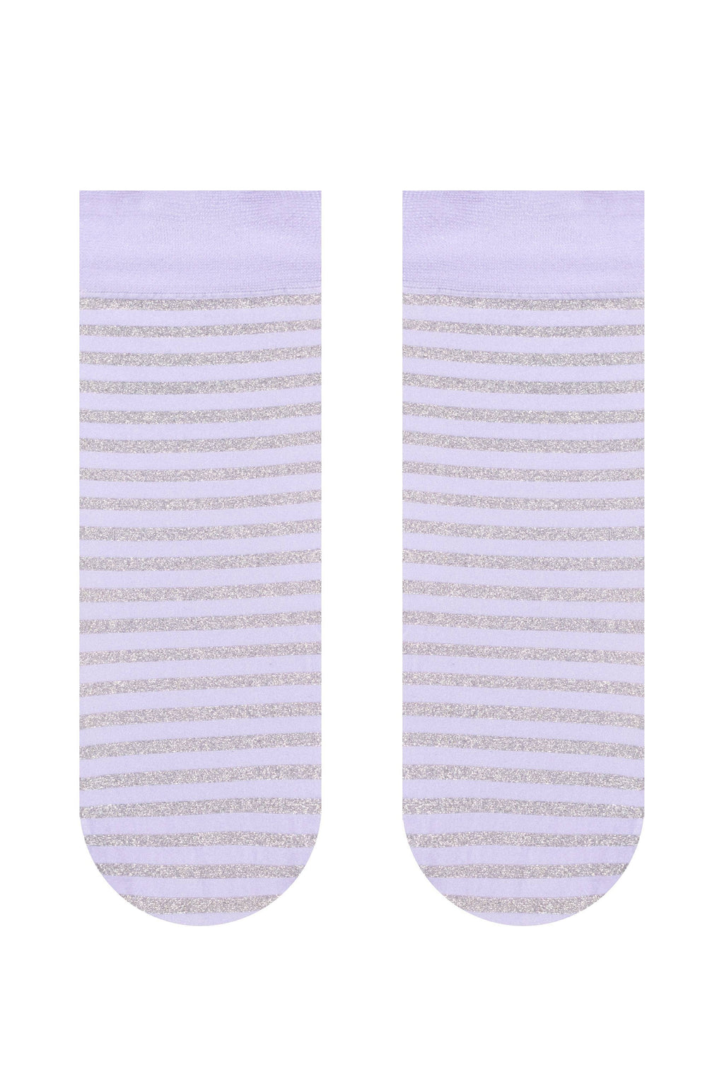 TheRanok.com Socks Conte Fantasy - Shimmering Stripe — comparison shot