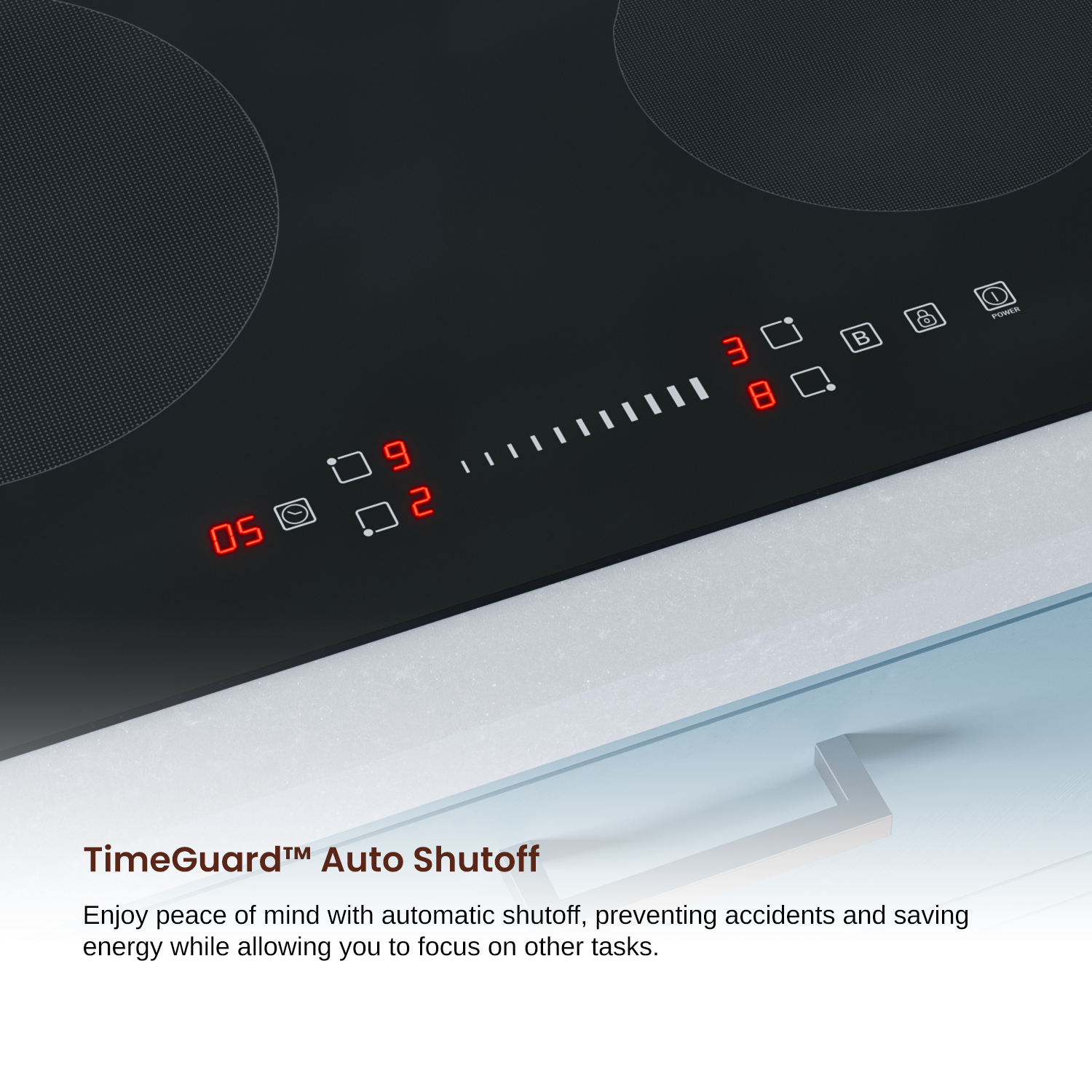 Rangaire 24" Induction Cooktop 4 Burners RCI241S – Rangaire Appliances, view 9