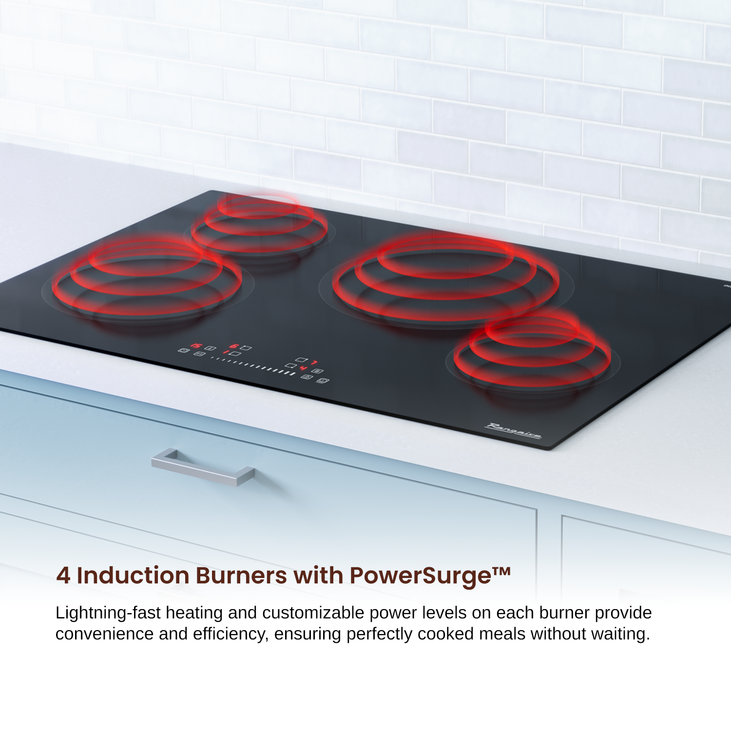 Rangaire 30" Induction Cooktop 4 Burners RCI301S – Rangaire Appliances, view 8