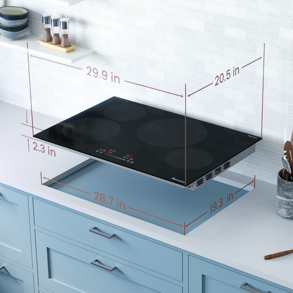 Rangaire 30" Induction Cooktop 4 Burners RCI301S – Rangaire Appliances, view 5