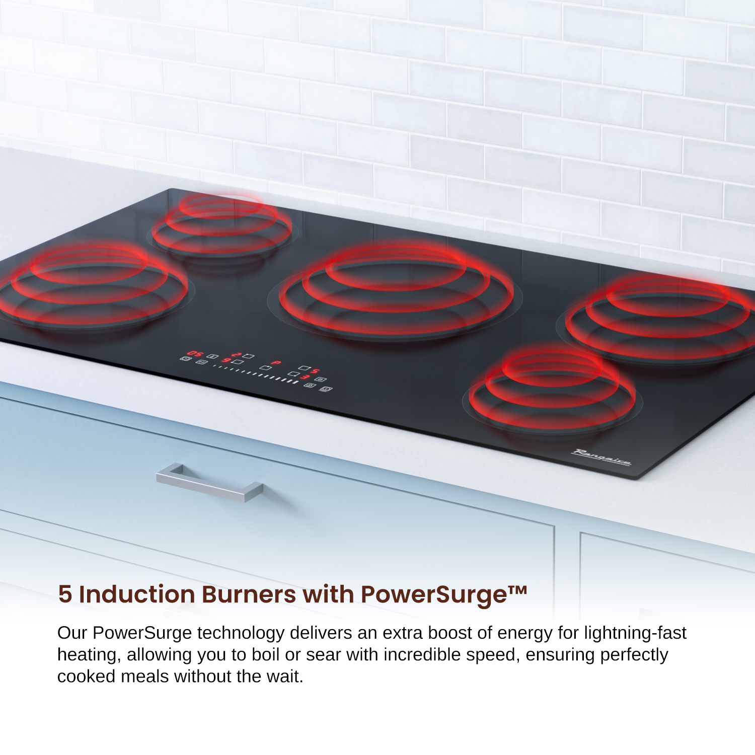 Rangaire 36" Induction Cooktop 5 Burners RCI361S – Rangaire Appliances, view 7
