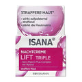Isana Lift Triple Action Night Cream: Nourishing, Firming & Anti-Aging - Hyaluronic Acid, Wrinkle Reduction, Mature Skin Care - 1.69 fl oz
