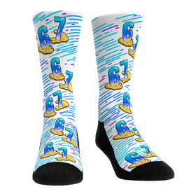 Rock 'Em Socks Six Seven (White)