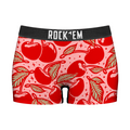 Rock 'Em Socks Rock 'Em Socks Women's Boy Shorts - Cherries — main product shot