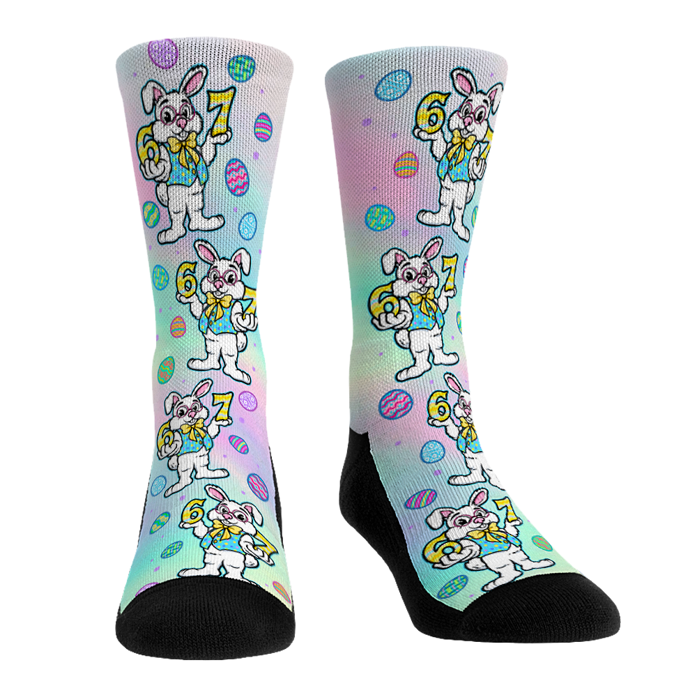 Rock 'Em Socks Rock 'Em Socks Easter Bunny - Six Seven All-Over — main product shot