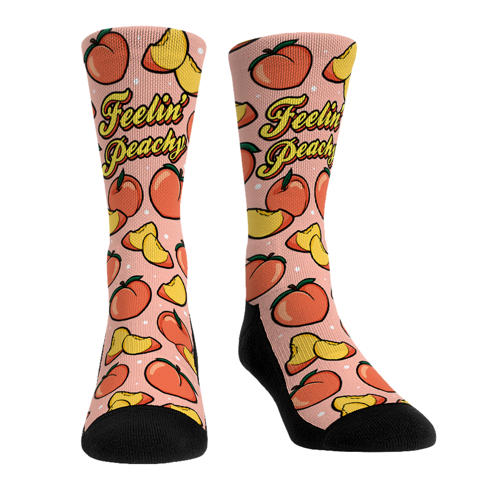 Rock 'Em Socks Feelin' Peachy