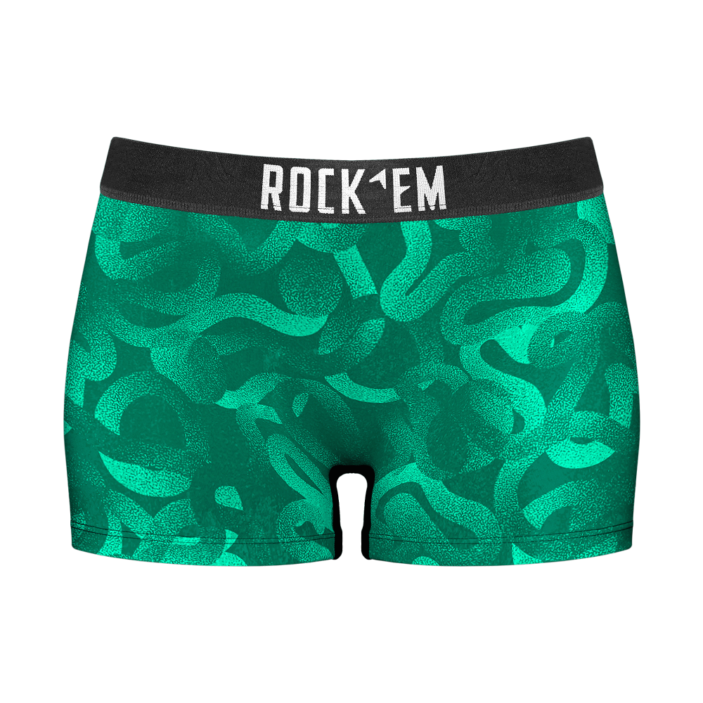 Rock 'Em Socks Rock 'Em Socks Women's Boy Shorts - In Motion — main product shot