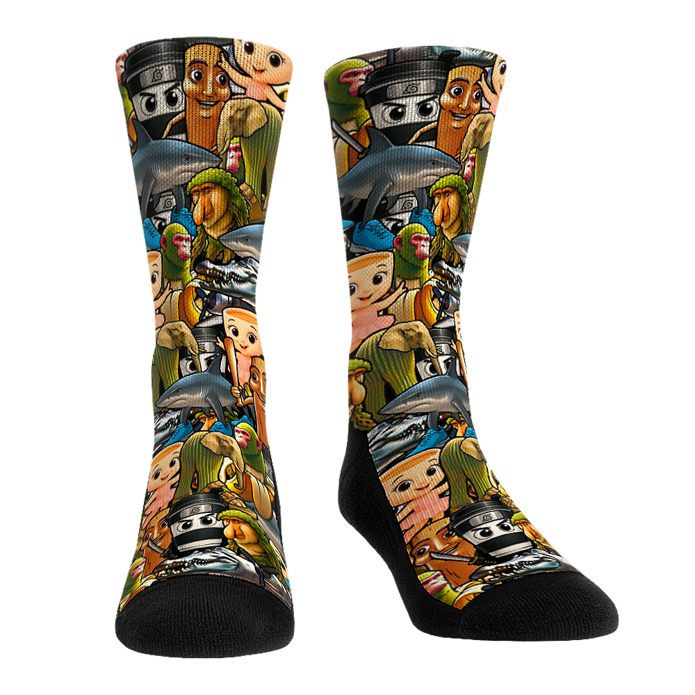 Rock 'Em Socks Rock 'Em Socks Italian Brainrot - Stacked Characters — main product shot
