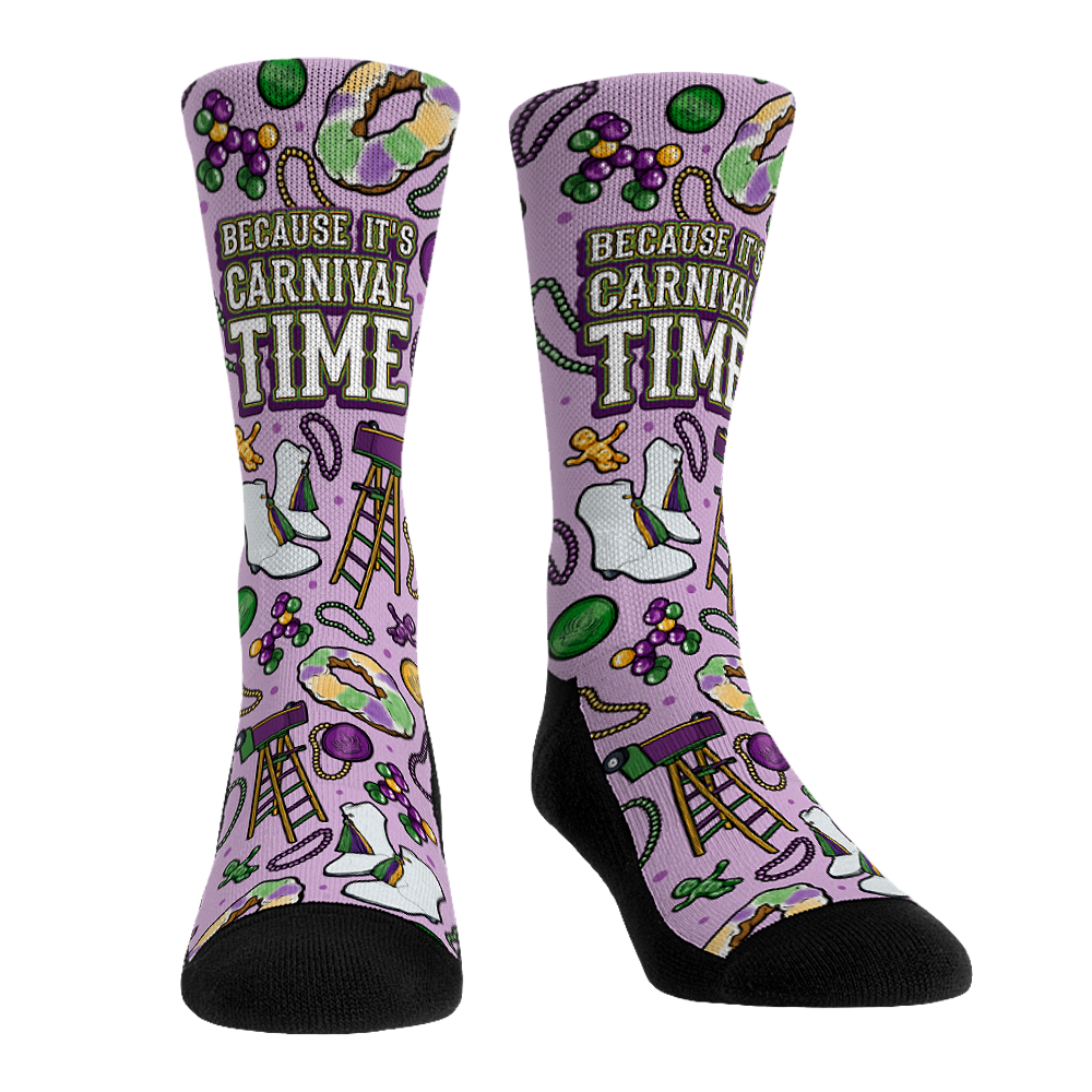 Rock 'Em Socks Rock 'Em Socks Mardi Gras - Carnival Time — main product shot