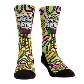 Rock 'Em Socks Mardi Gras - Throw Me Something!
