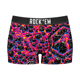 Rock 'Em Socks Women's Boy Shorts - Neon Lava