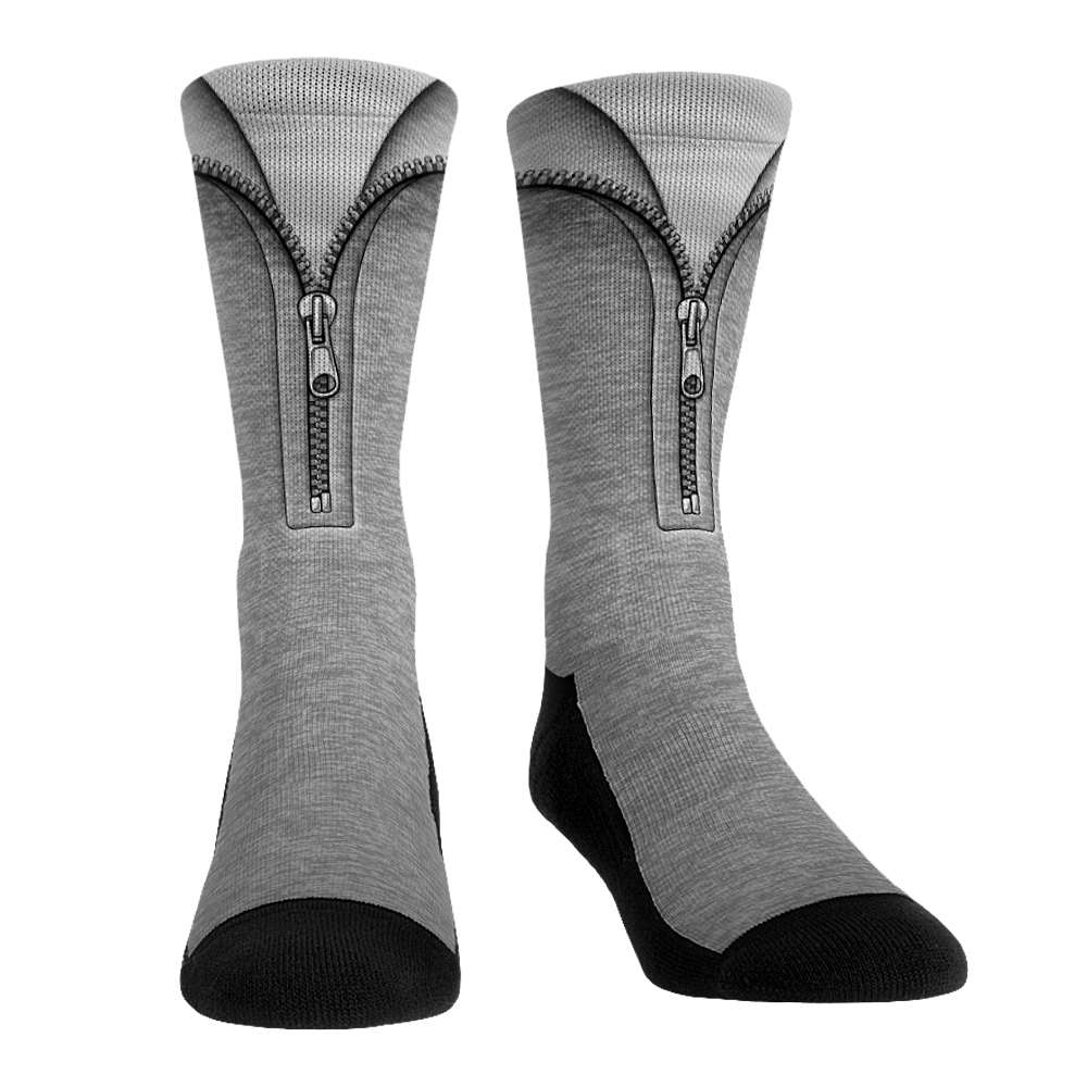Rock 'Em Socks Rock 'Em Socks Quarter-Zip Socks (Heather) — main product shot