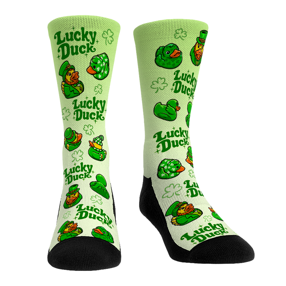 Rock 'Em Socks Rock 'Em Socks St. Patrick's Day - Lucky Duck — main product shot