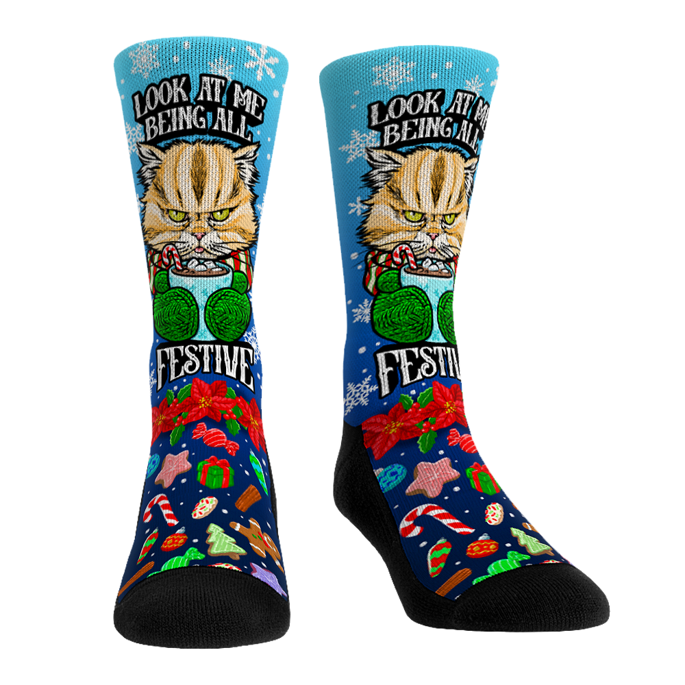 Rock 'Em Socks Rock 'Em Socks Look At Me Being All Festive — main product shot