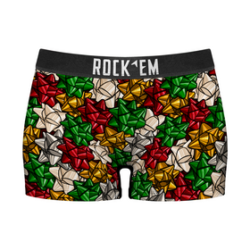 Rock 'Em Socks Women's Boy Shorts - Gift Bows