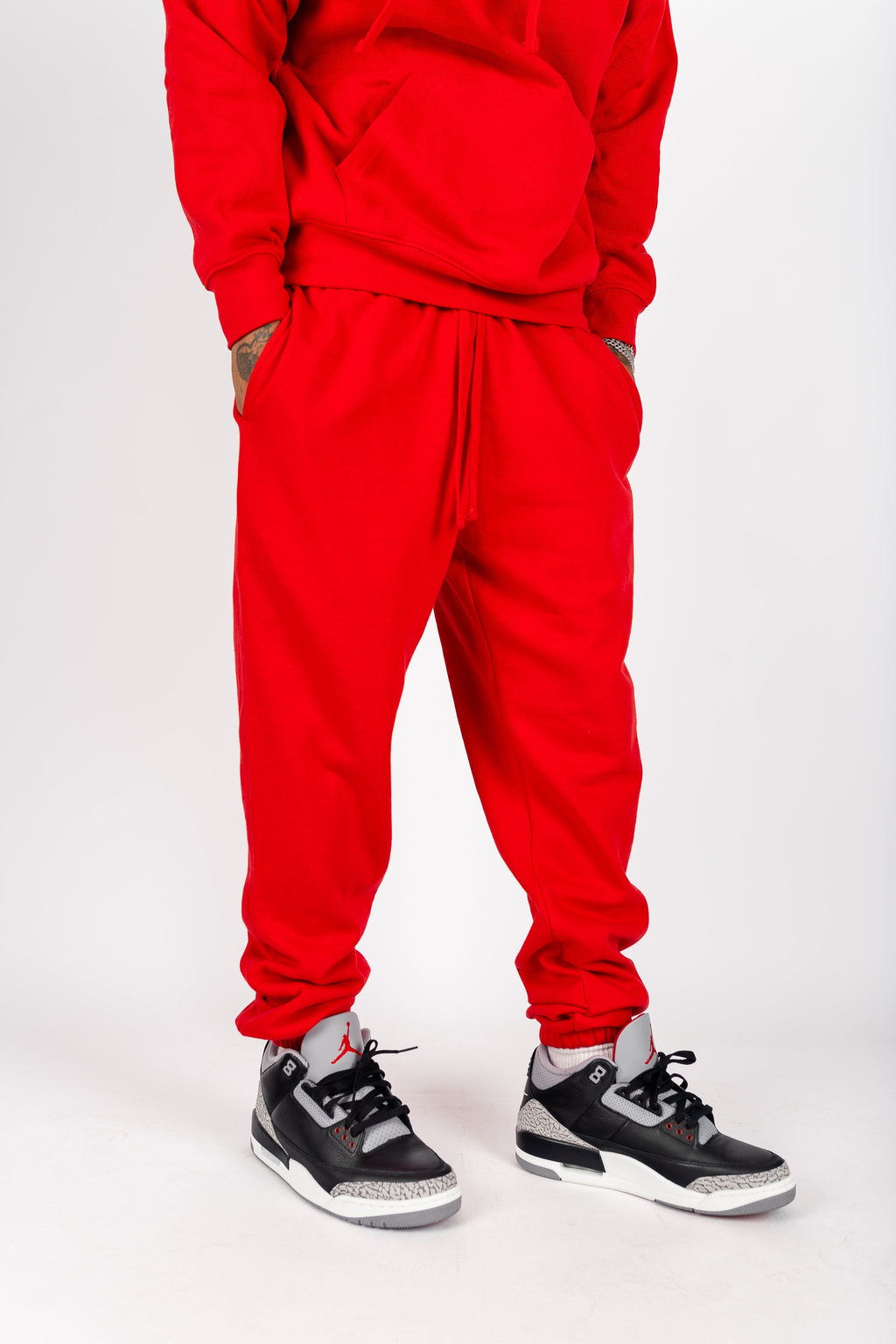 Superline Fleece Joggers — lifestyle worn / used context