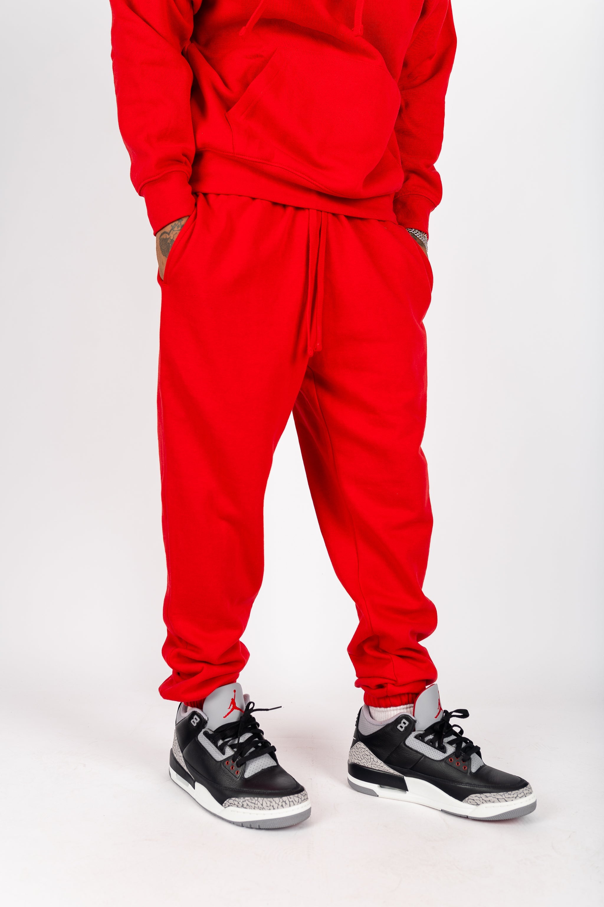Superline Fleece Joggers — lifestyle worn / used context