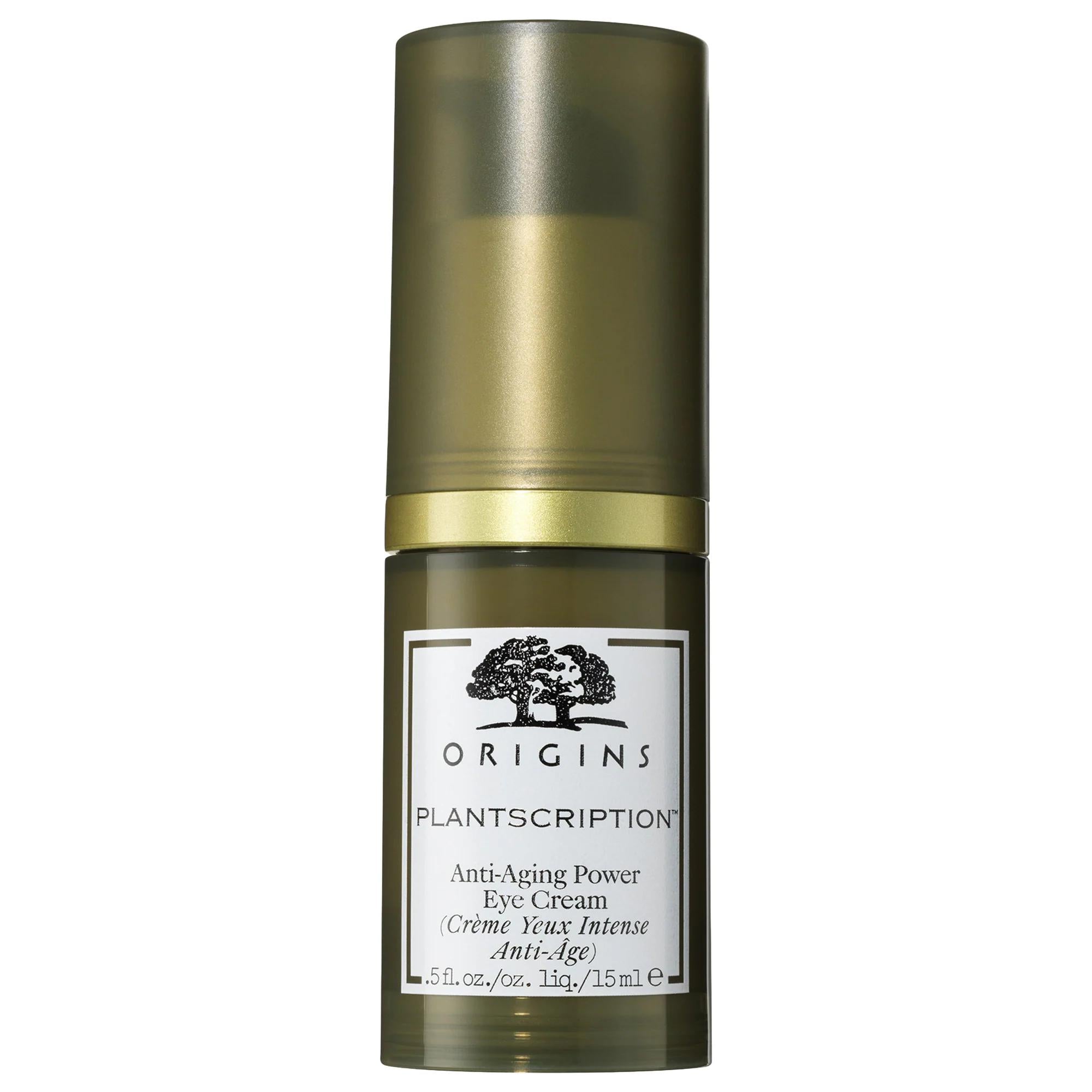 Origins Plantscription Anti-Aging Power Eye Cream - Hydrating, Anti-Wrinkle, Reduces Fine Lines & Puffiness