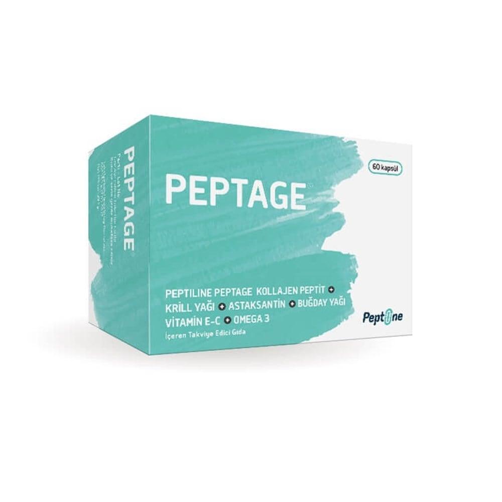 Peptage Omega-3 Collagen Supplement - 60 Capsules for Heart, Joint & Skin Health