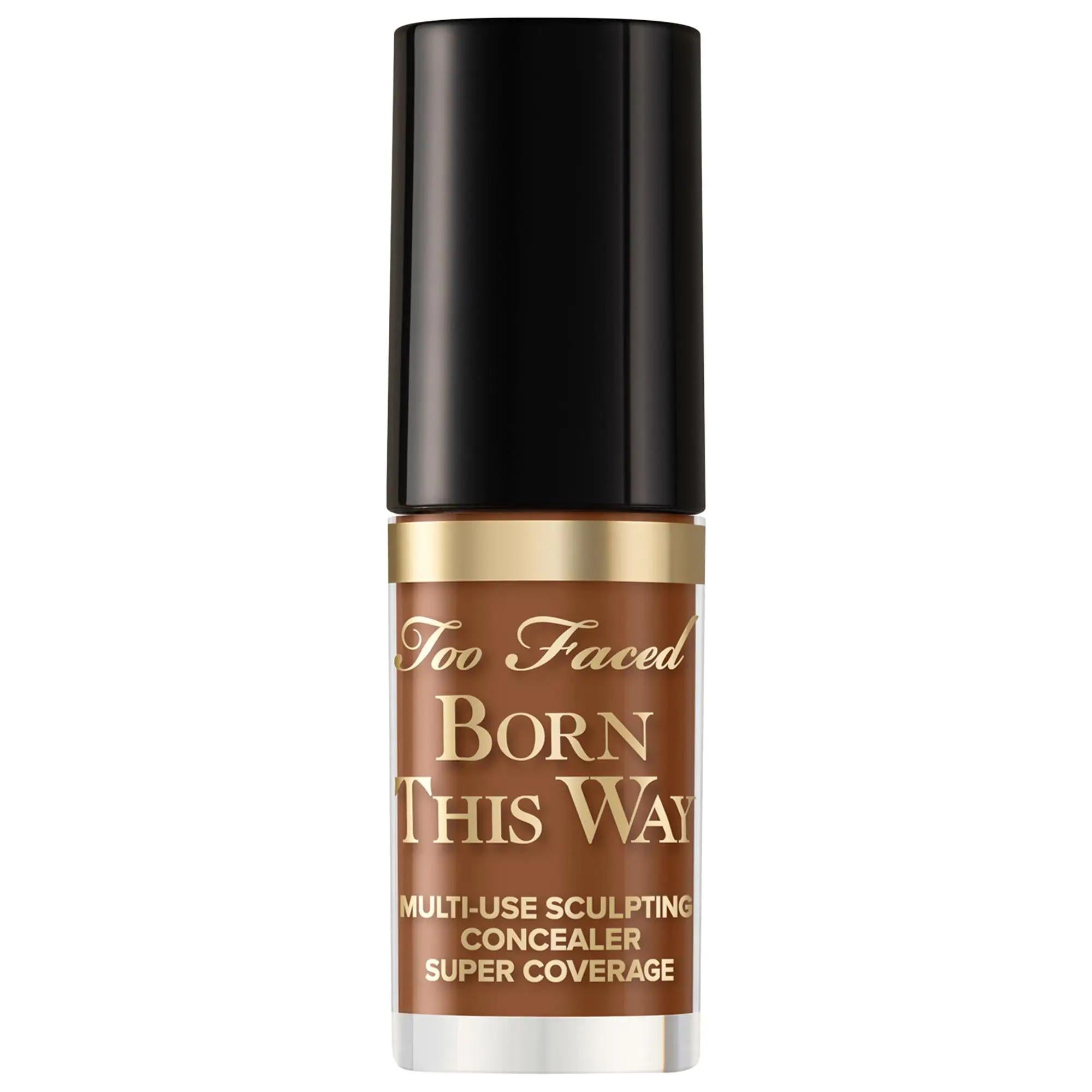 Too Faced Born This Way Concealer: Full Coverage, Natural Finish, Hyaluronic Acid - Vegan, Cruelty-Free, Long-Wearing & Buildable for Flawless Skin