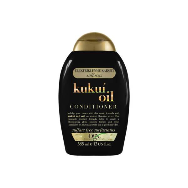 OGX Kukui Oil Conditioner - Moisturizing Anti-Frizz Hair Care for Dry Damaged Hair