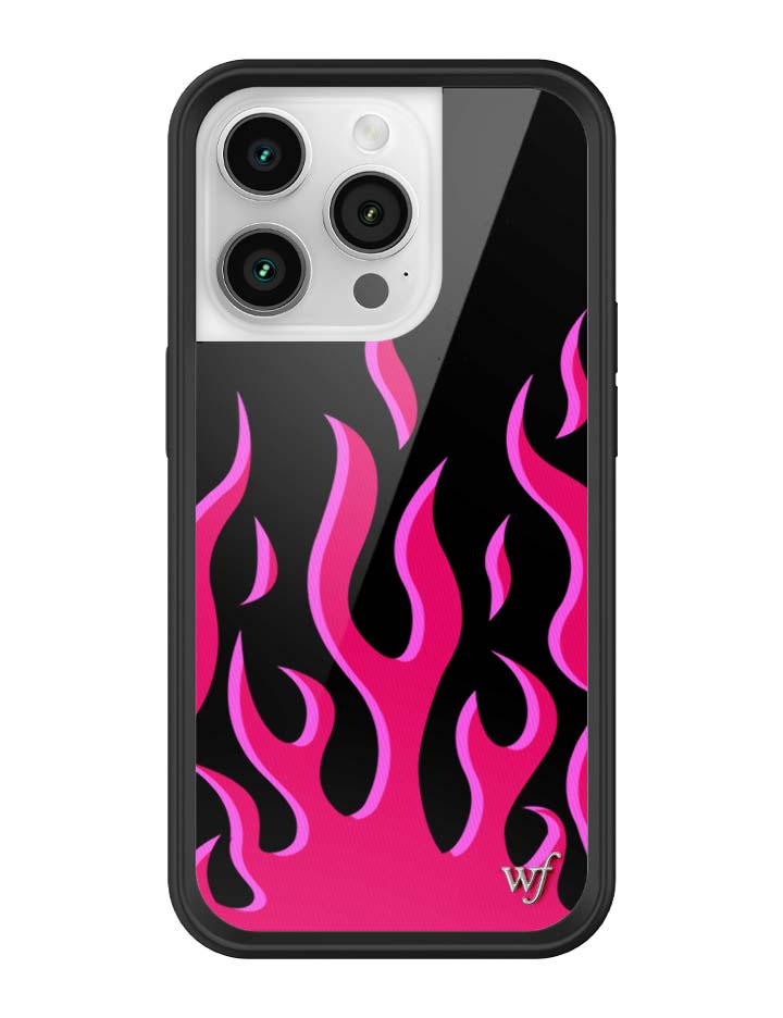 Flames | Black & Red iPhone Case