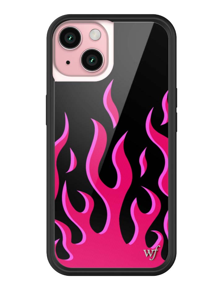 Flames | Black & Red iPhone Case