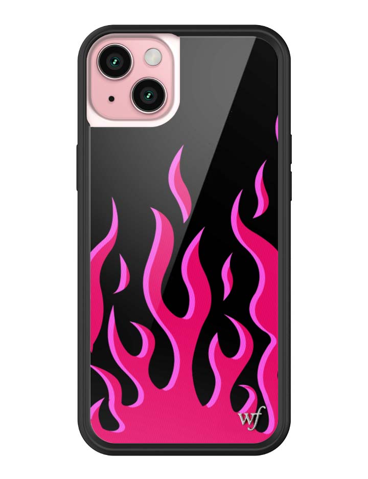 Flames | Black & Red iPhone Case