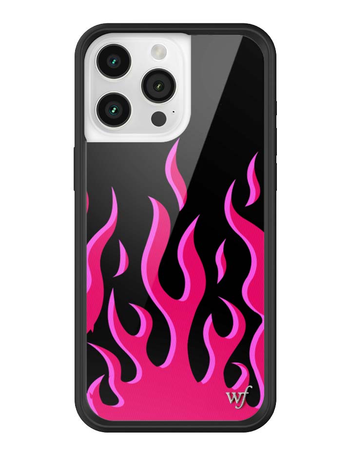 Flames | Black & Red iPhone Case