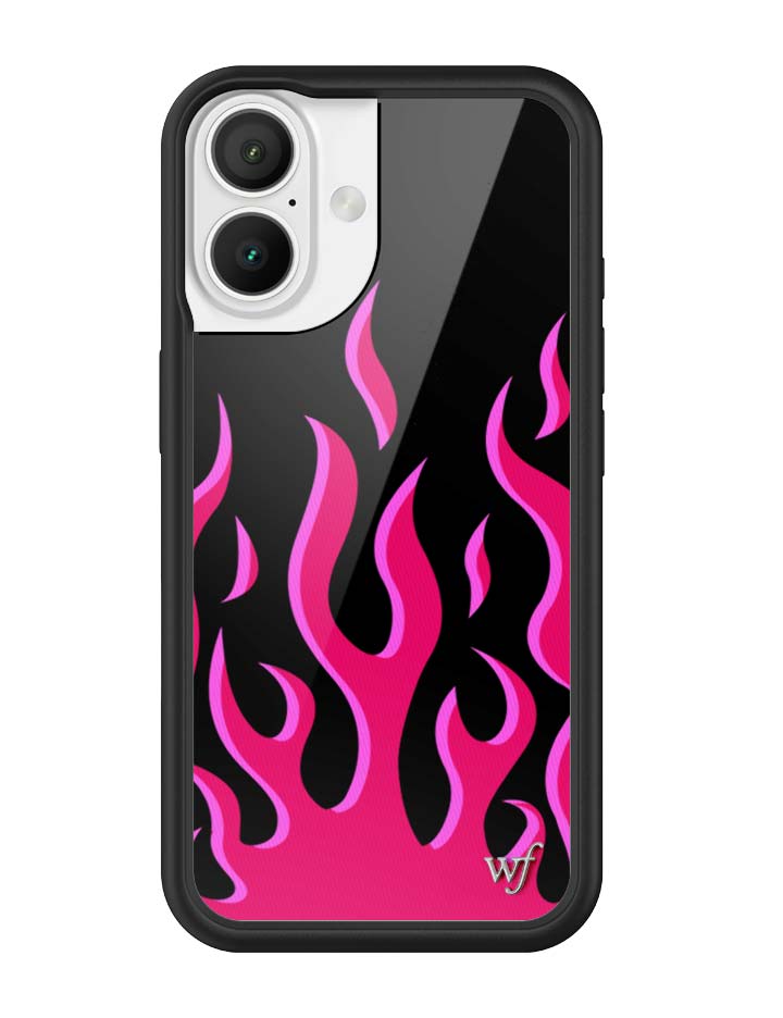 Flames | Black & Red iPhone Case