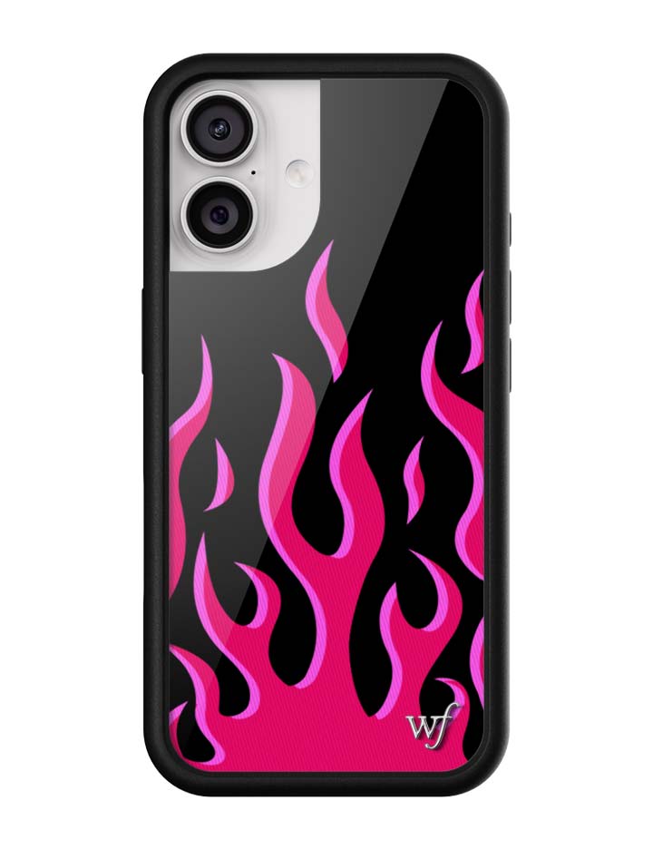 Flames | Black & Red iPhone Case