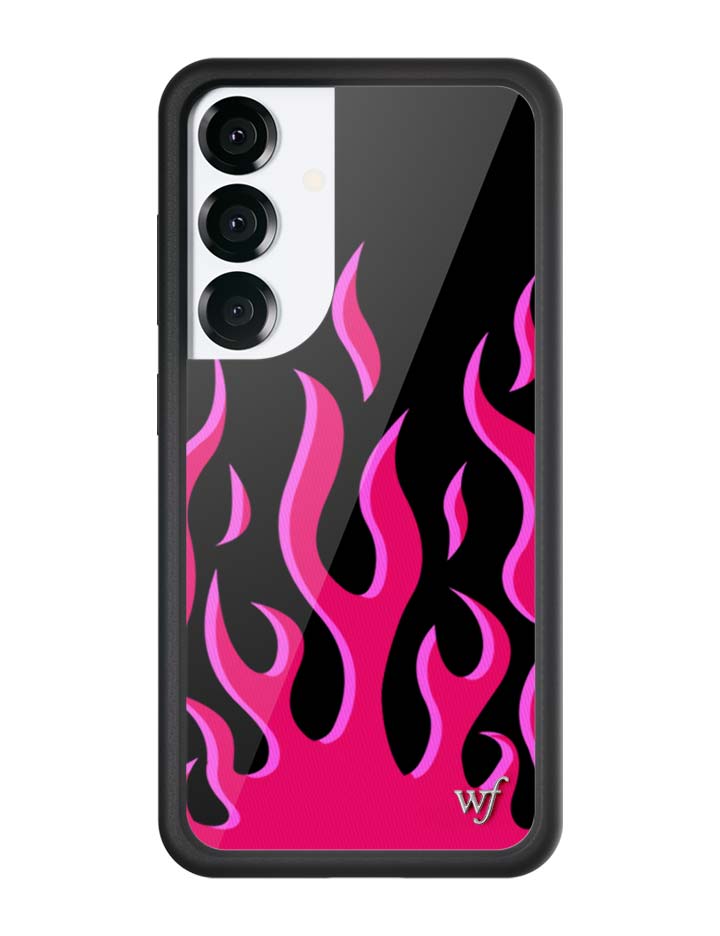 Flames | Black & Red Samsung Galaxy Case
