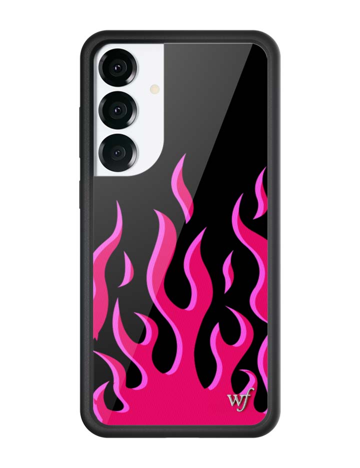 Flames | Black & Red Samsung Galaxy Case