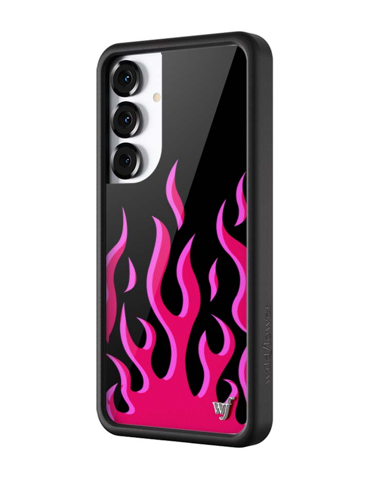 Flames | Black & Red Samsung Galaxy Case