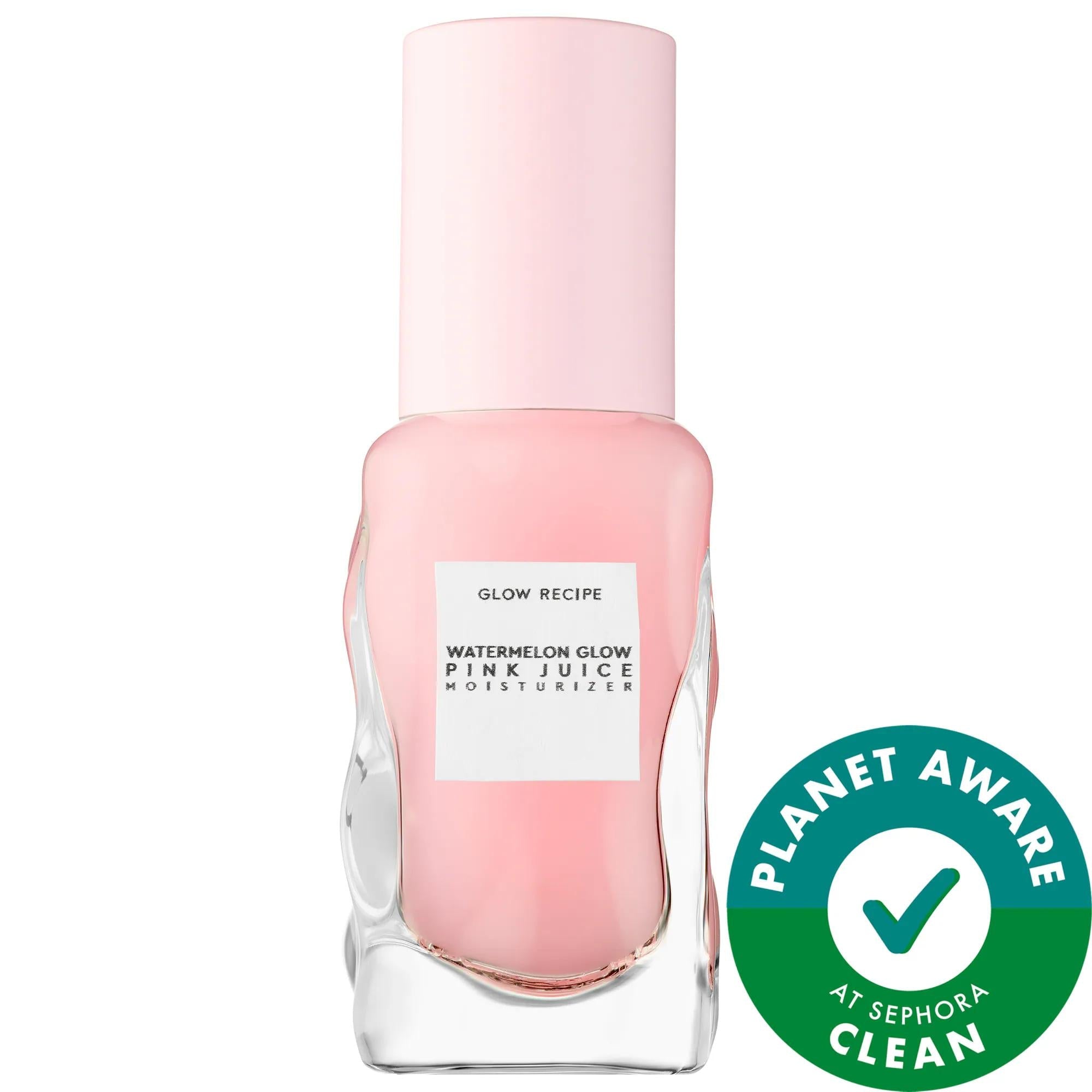 Glow Recipe Mini Watermelon Pink Juice Oil-Free Moisturizer: Hydrating, Vegan Face Cream for Bright, Radiant Skin & Redness Reduction
