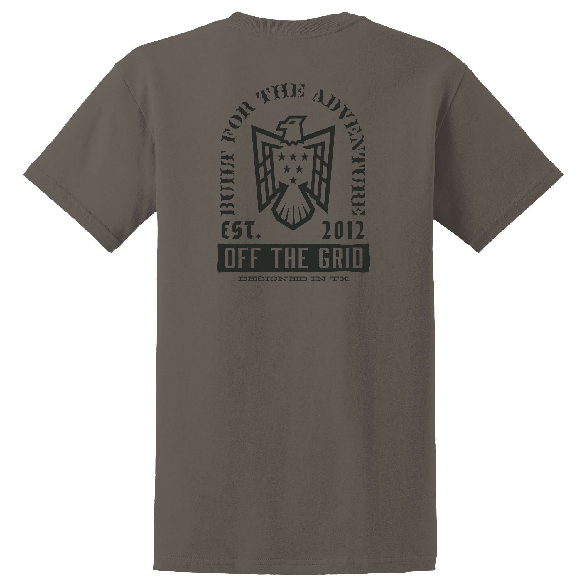 Off The Grid Surplus Soaring Eagle Tee — back view