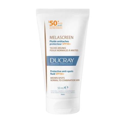 Ducray Melascreen Protective Anti-Spot Fluid SPF50+ - Anti-Aging, Water-Resistant Sunscreen for Sensitive Skin - 1.69 fl oz