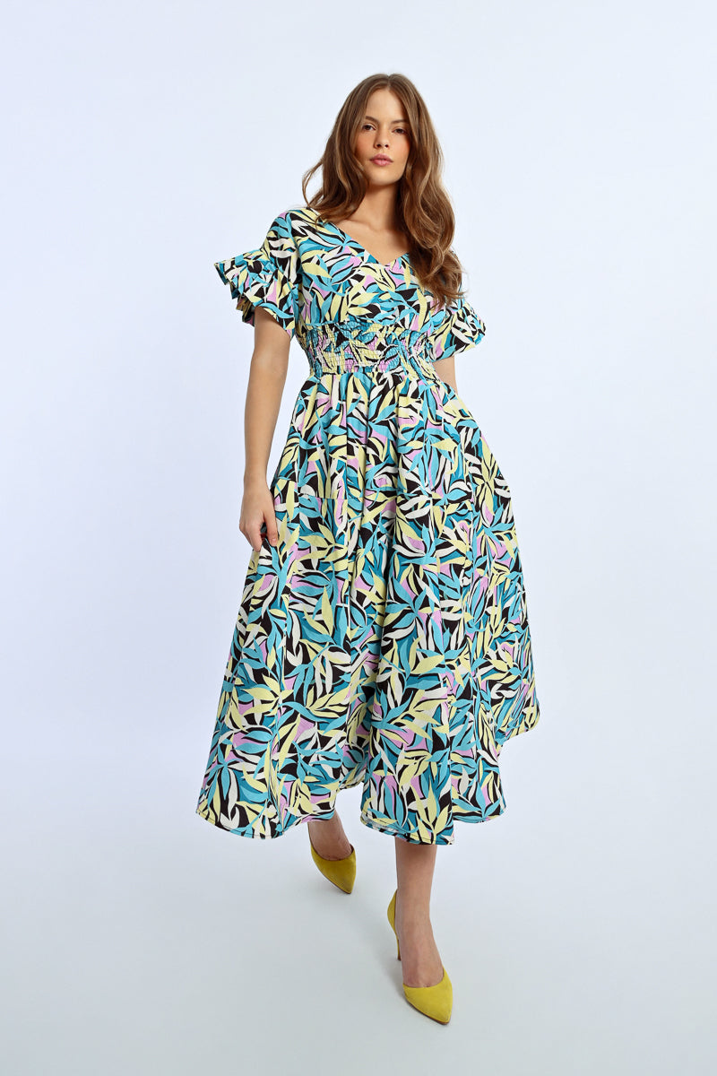 KADOU BOUTIQUE Floral Maxi Dress — main product shot